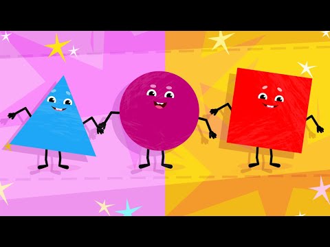 Учим фигуры круг треугольник квадрат | Обучающее видео | Умный Тоша ТВ