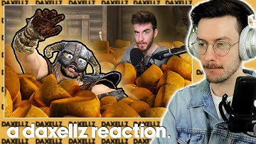 Skyrim, but NPCs spawn a Cheese Wheel every second by DouDoug | Daxellz Reacts