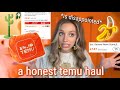 A very honest temu home decor haul