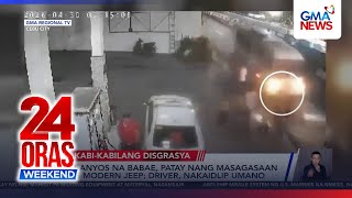 14-anyos patay sa sagasa ng modern jeep; driver nakaidlip umano | 24 Oras Weekend