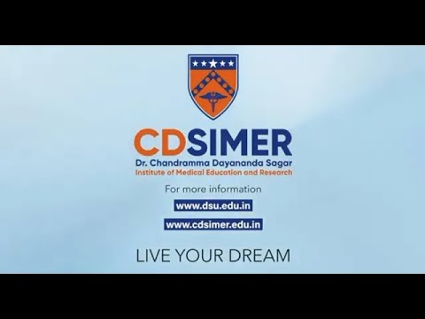 Dr. Chandramma Dayananda Sagar Institute of Medical Education and Research - video from DSU