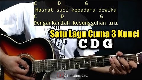Kunci Gitar JANJI SUCI - Yovie & Nuno | By GE Mahendra