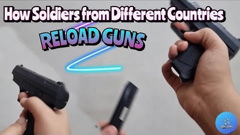 How Soldiers from Different Countries Reload Guns #Shorts