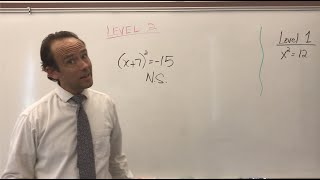 Solving Quadratic Equations (Level 2 Quadrus Method)
