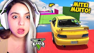 FAZENDO MITAGENS ÉPICAS em uma MEGA RAMPA CORTADA GIGANTE no GTA V!! (MITEI DEMAIS)