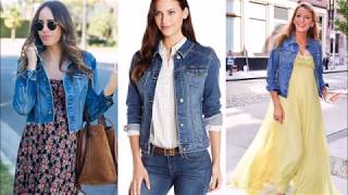 طريقة تنسيق الجاكيت الجينز علي الملابس-/the way to coordinate jeans jacket on clothes