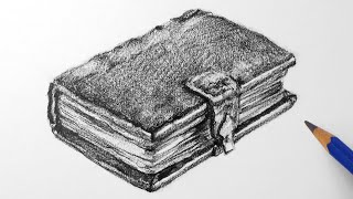 Drawing and Shading an Antique Book