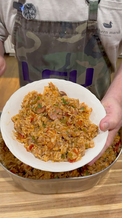Red seafood jambalaya! #recipe #seafoodrecipe #cooking #jambalaya #louisiana