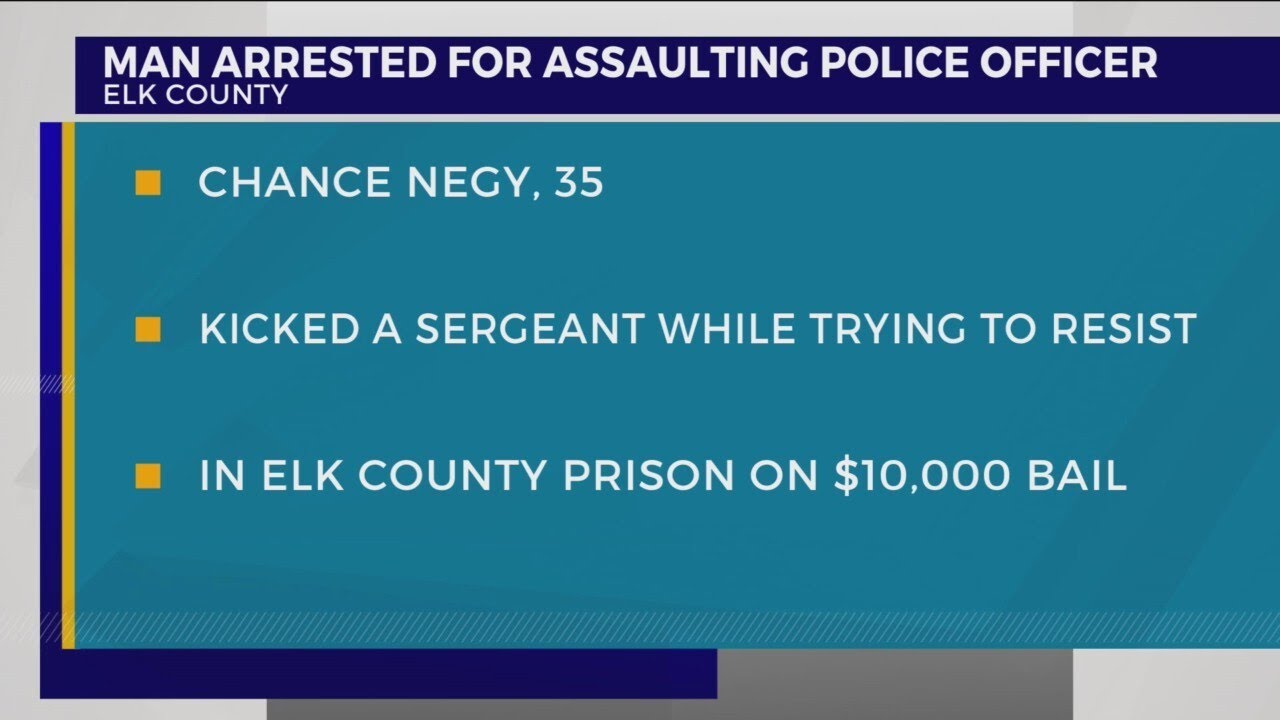 Man charged with aggravated assault of police sergeant in Elk County ...