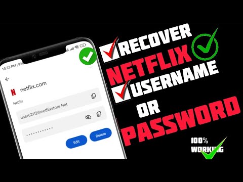 How to find Netflix username and password || Recover your Netflix username and password