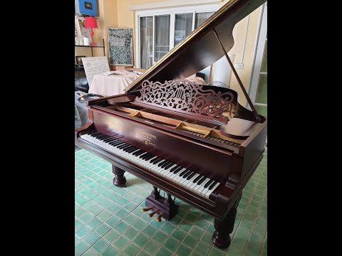 แกรนด์เปียโน​ Steinway & Sons ราคาถูกกว่าของใหม่ในไทยหลายล้าน Model A Victorian Rosewood อายุ​ร้อยปี