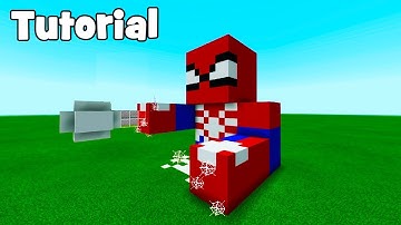 Minecraft Tutorial: How To Make A Spiderman Survival House