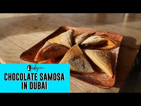 Hershey’s Chocolate Samosa In Dubai At Roti Rollers | Curly Tales