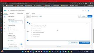 Creating a Survey in Qualtrics