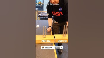 Sound Waves demonstration with Tuning Forks #shorts #physics #science #sound