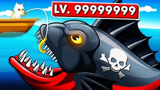 Fishing For The GIANT LEGENDARY FISH (Cat Goes Fishing Funny Gameplay) screenshot 5