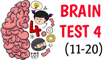 Brain Test 4:Tricky Friends Levels 11 12 13 14 15 16 17 18 19 20 #argaming #braintest4 #viralvideo