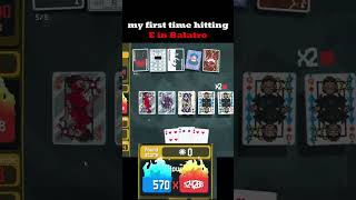 My first time hitting "e" in Balatro!