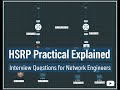 Interview Question for Network Engineers HSRP Practical Explained!