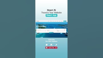 🌋 Create Travel and Tour Website Using ReactJS | React Project 2024 #reactjs