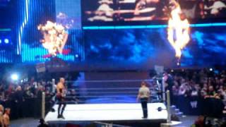 Kane and Undertaker entrance. Philadelphia Smackdown 11/17/09
