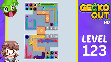 Gecko Out Level 123 Solution Walkthrough