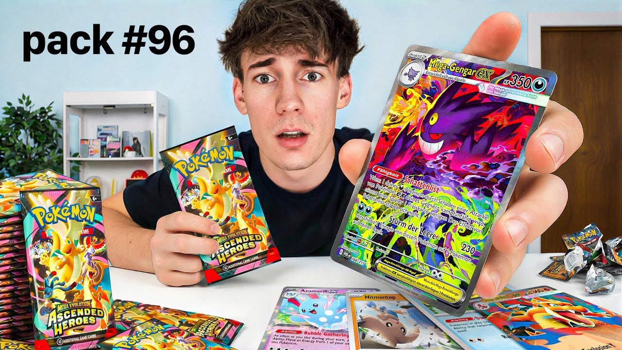 I Opened 100 Packs of Pokemon Ascended Heroes
