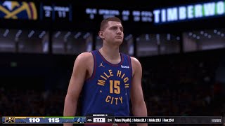 NBA 2K24 Playoffs Mode | TIMBERWOLVES vs NUGGETS FULL GAME 3 | Ultra PS5 Gameplay
