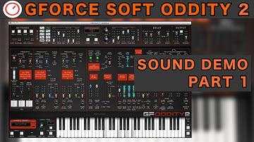 Gforce Software Oddity 2 Synthesizer (ARP Odyssey Emulation) Sound Demo Part 1 | SYNTH ANATOMY