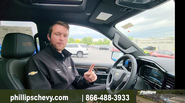 How to Use Reverse Tilt Mirror on the Chevy Silverado High Country!!