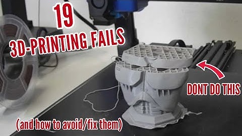 19 BAD 3D-print Fails: Timelapse Compilation & Troubleshooting Guide (in description)