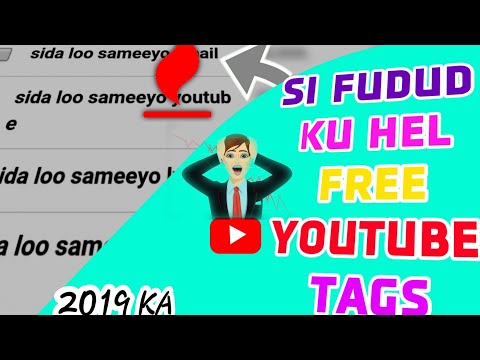Maanta Ka Dib YouTube Tags Free Ah Haka Walwalin | Best Website| 2019/@OSMAAN XIDIG