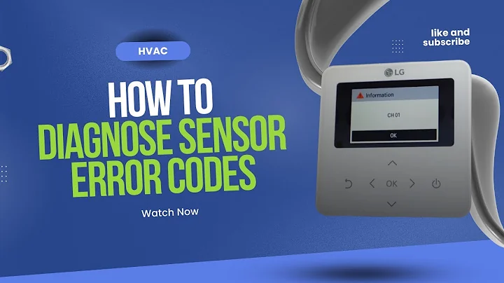 LG Diagnose Sensor Error Codes CH01, CH02, CH06, CH08 How to Troubleshoot