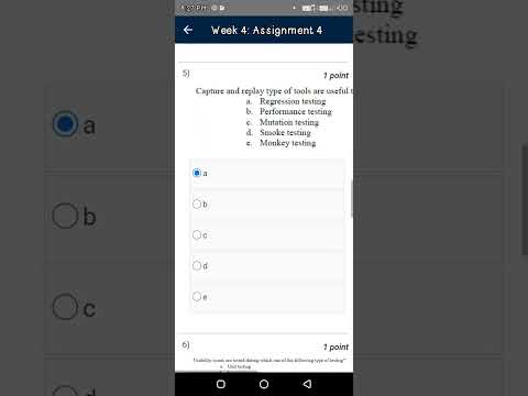 Software Testing Assignment Week 4 Answer || Nptel Software Testing Week 4 Assignment Answer