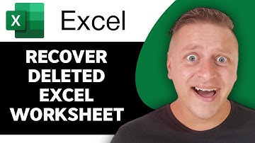 Hoe u een verwijderd Excel-werkblad kunt herstellen | Excel-zelfstudie 2025