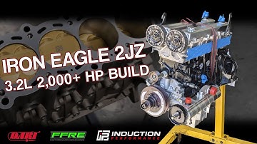 Assembling the NEW Dart Iron Eagle 2JZ for ~2,000+ Horsepower! 3 2L Drag Race Build