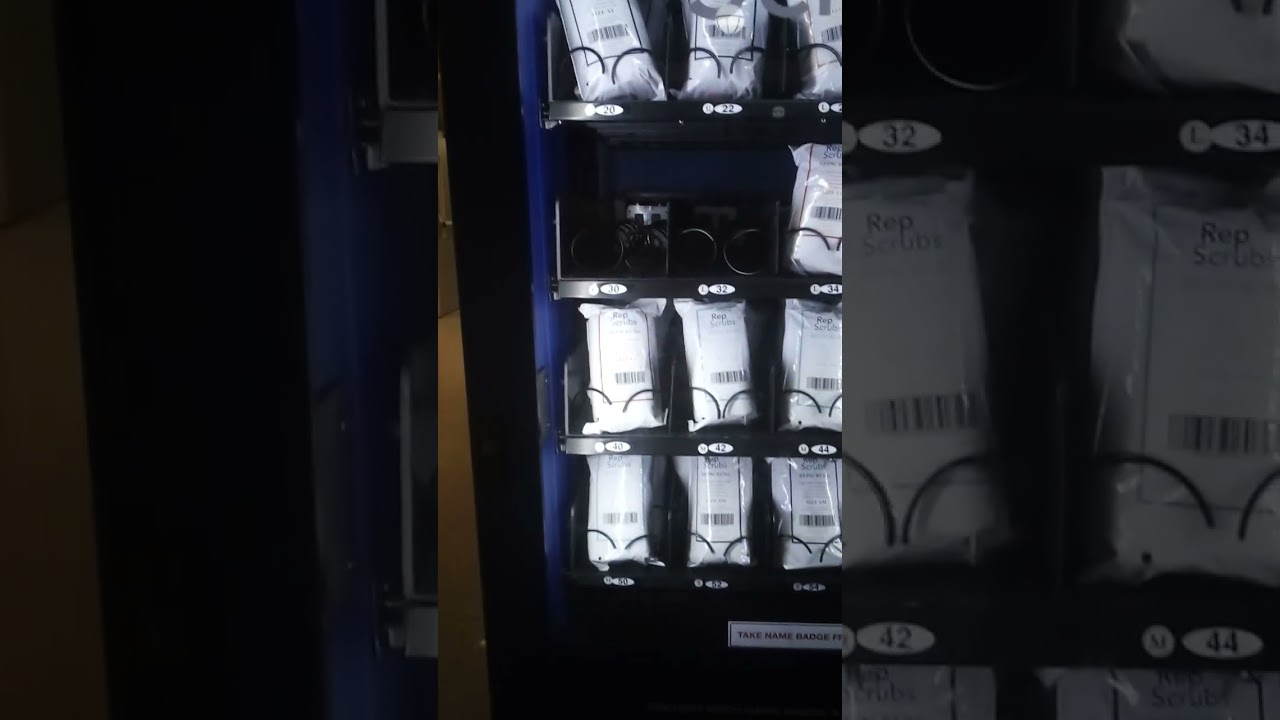 Scrubs Vending Machine
