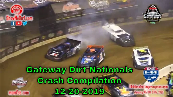 Gateway Dirt Nationals - Dirt Track Crash Compilat...