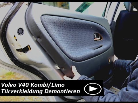 Volvo V40 Kombi Limo Türverkleidung Demontieren 