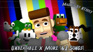 [FNF Mario's Madness Mashup] Unbeatable x More / 61 Songs [By Nehiky💖]