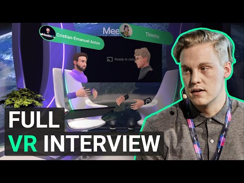 Avatars, VR meetings and the Metaverse - Timmu Tõke - The Future of Work - VR Interview