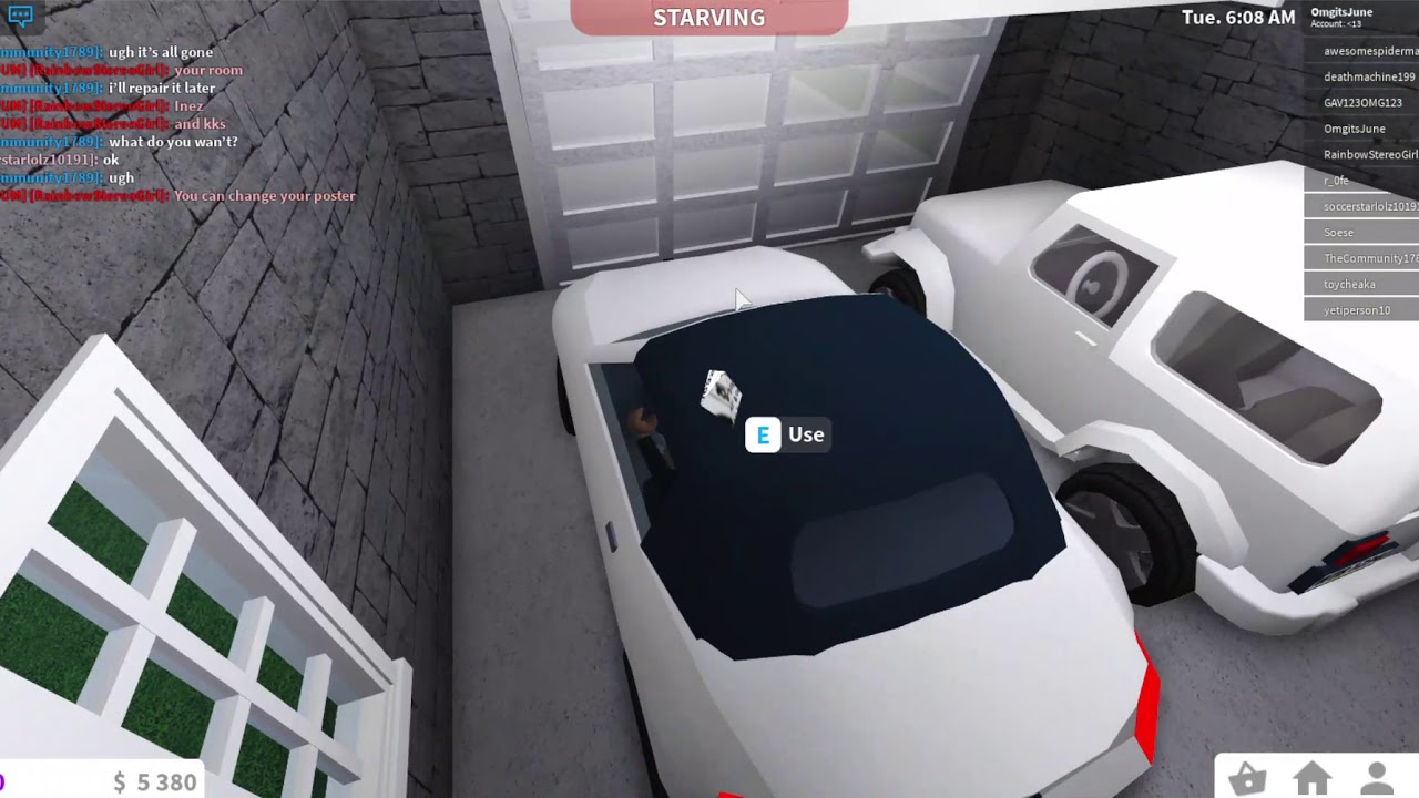 Person is talking about Chemical X and U on bloxburg YouTube