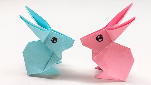 Easy Origami Rabbit - How to Make Rabbit Step by Step