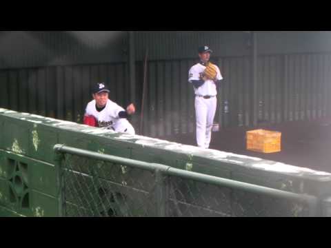 松葉貴大、東明大貴 オリックスバファローズ 沖縄宮古島キャンプ 2014