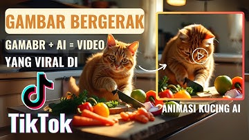 Cara Buat Animasi AI Dari Gambar, Contoh Animasi Kucing AI！Gampang!!