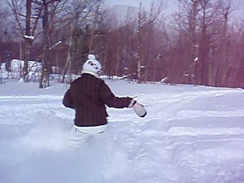 some powder at Jay Peak, Vermont