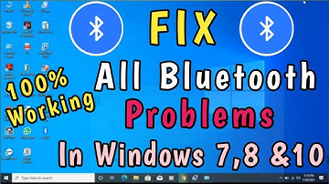 How to Fix Bluetooth not working on Windows 7,8, &10 | Bluetooth on off button is Missing windows 10