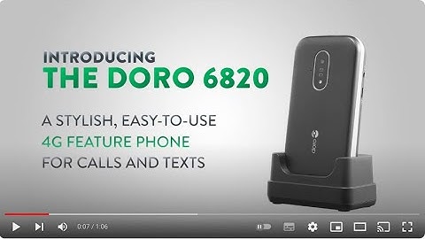 Meet the Doro 6820