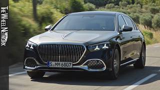2027 Mercedes-Maybach S680 | Emerald Green/Mojave Silver | Driving, Interior, Exterior [4K]