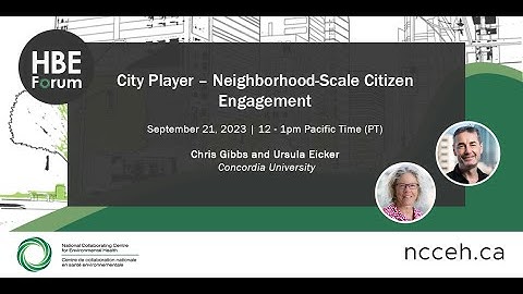 City Player – Neighborhood-Scale Citizen Engagement